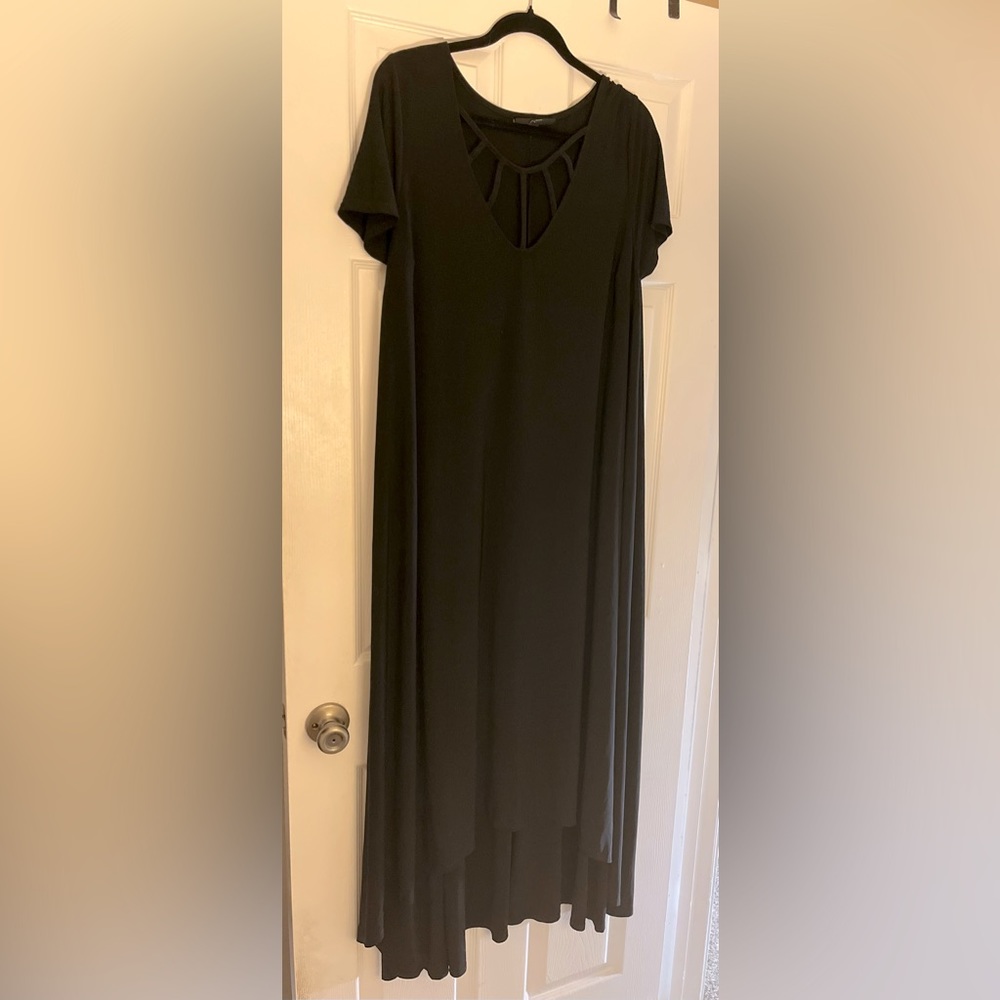 Hi-Low Black Dress